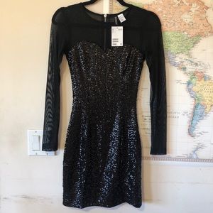 [BRAND NEW!] H&M Mesh Sequin Dress